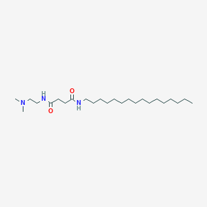 N~1~-[2-(Dimethylamino)ethyl]-N~4~-hexadecylbutanediamide