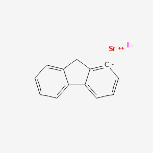 strontium;1,9-dihydrofluoren-1-ide;iodide