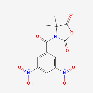 3-(3,5-Dinitrobenzoyl)-4,4-dimethyl-1,3-oxazolidine-2,5-dione