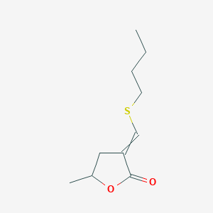 3-[(Butylsulfanyl)methylidene]-5-methyloxolan-2-one