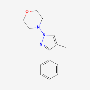 4-(4-Methyl-3-phenyl-1H-pyrazol-1-yl)morpholine