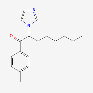 2-(1H-Imidazol-1-yl)-1-(4-methylphenyl)octan-1-one