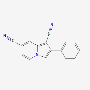 2-Phenylindolizine-1,7-dicarbonitrile