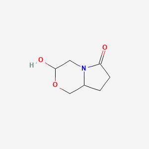 3-Hydroxyhexahydro-6H-pyrrolo[2,1-c][1,4]oxazin-6-one