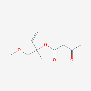 1-Methoxy-2-methylbut-3-en-2-yl 3-oxobutanoate