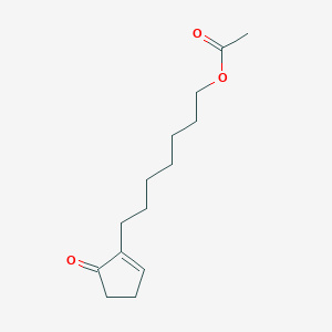 7-(5-Oxocyclopent-1-EN-1-YL)heptyl acetate