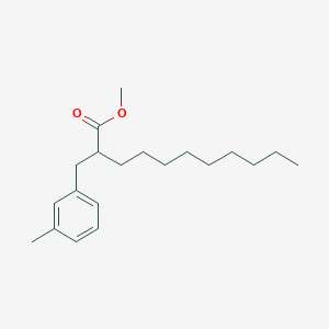 Methyl 2-[(3-methylphenyl)methyl]undecanoate