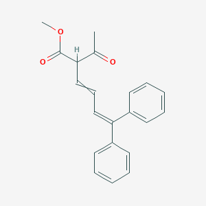 Methyl 2-acetyl-6,6-diphenylhexa-3,5-dienoate