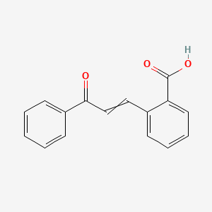 2-(3-Oxo-3-phenylprop-1-en-1-yl)benzoic acid