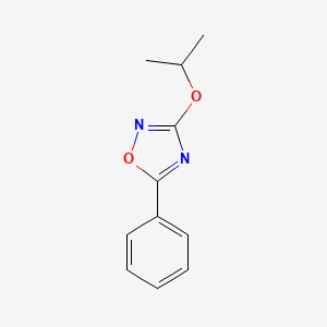 5-Phenyl-3-[(propan-2-yl)oxy]-1,2,4-oxadiazole