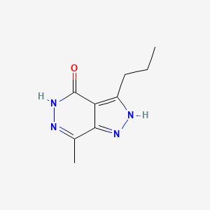 7-Methyl-3-propyl-2,5-dihydro-4H-pyrazolo[3,4-d]pyridazin-4-one