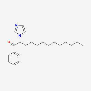 2-(1H-Imidazol-1-yl)-1-phenyltridecan-1-one