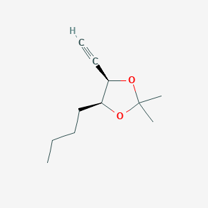 (4S,5R)-4-Butyl-5-ethynyl-2,2-dimethyl-1,3-dioxolane