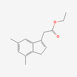 Ethyl (5,7-dimethyl-1H-inden-3-yl)acetate