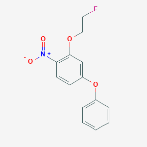 2-(2-Fluoroethoxy)-1-nitro-4-phenoxybenzene