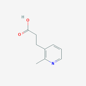 molecular formula C9H11NO2 B1452340 3-(2-Methyl-pyridin-3-YL)-propionic acid CAS No. 70580-36-8