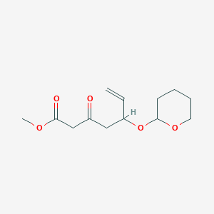 Methyl 5-[(oxan-2-yl)oxy]-3-oxohept-6-enoate