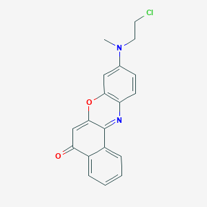 9-[(2-Chloroethyl)(methyl)amino]-5H-benzo[a]phenoxazin-5-one