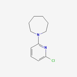 molecular formula C11H15ClN2 B1452344 1-(6-Chloropyridin-2-yl)azepane CAS No. 1220038-80-1