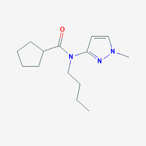 N-Butyl-N-(1-methyl-1H-pyrazol-3-yl)cyclopentanecarboxamide