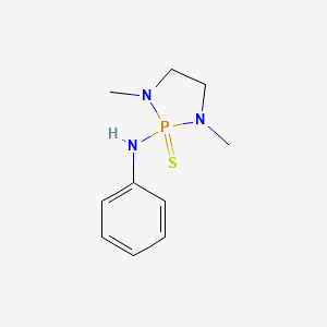 2-Anilino-1,3-dimethyl-1,3,2lambda~5~-diazaphospholidine-2-thione