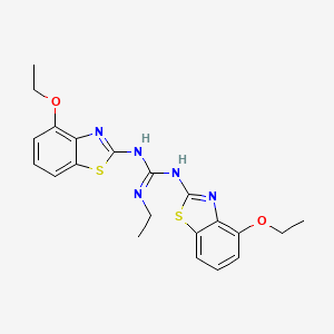 N,N'-Bis[(4-ethoxy-1,3-benzothiazol-2-yl)]-N''-ethylguanidine