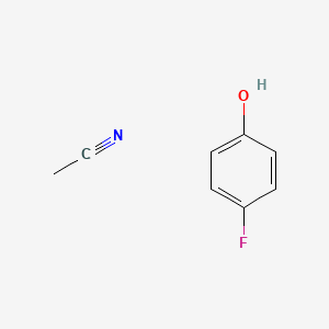 Acetonitrile;4-fluorophenol