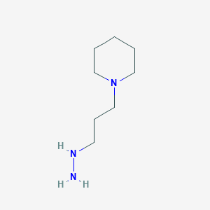 1-(3-Hydrazinylpropyl)piperidine