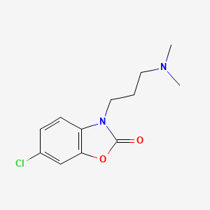 6-Chloro-3-[3-(dimethylamino)propyl]-1,3-benzoxazol-2(3H)-one