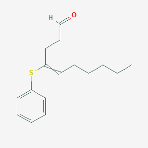 4-(Phenylsulfanyl)dec-4-enal