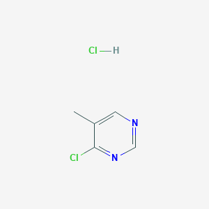 molecular formula C5H6Cl2N2 B1452353 4-Chloro-5-methylpyrimidine hydrochloride CAS No. 1221567-17-4