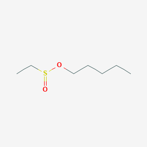 molecular formula C7H16O2S B14523559 Pentyl ethanesulfinate CAS No. 62392-10-3