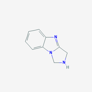 molecular formula C9H9N3 B145236 2,3-二氢-1H-咪唑并[1,5-a]苯并咪唑 CAS No. 135875-05-7