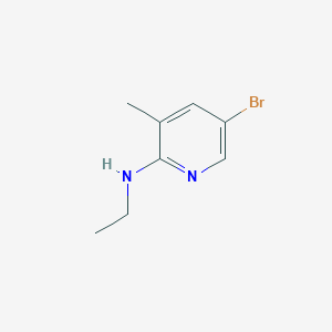 molecular formula C8H11BrN2 B1452367 N-(5-Bromo-3-methyl-2-pyridinyl)-N-ethylamine CAS No. 1220018-09-6