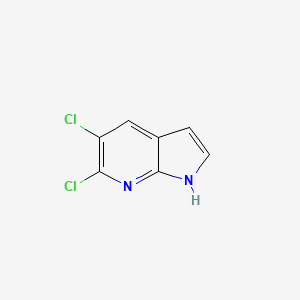 molecular formula C7H4Cl2N2 B1452369 5,6-Dichloro-1H-pyrrolo[2,3-b]pyridine CAS No. 1190317-72-6