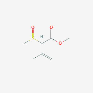 molecular formula C7H12O3S B14523716 Methyl 2-(methanesulfinyl)-3-methylbut-3-enoate CAS No. 62418-61-5