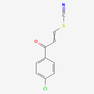 3-(4-Chlorophenyl)-3-oxoprop-1-en-1-yl thiocyanate