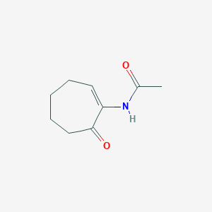 N-(7-Oxocyclohept-1-en-1-yl)acetamide