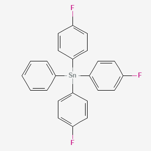 Tris(4-fluorophenyl)(phenyl)stannane