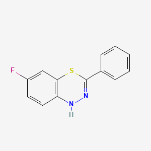 6-Fluoro-3-phenyl-1H-4,1,2-benzothiadiazine