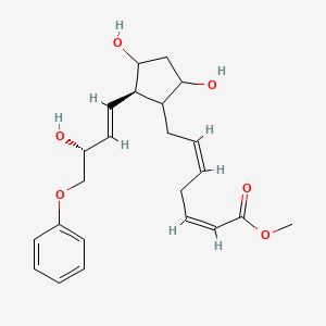 16-Phenoxy-17,18,19,20-tetranor-2,3-trans-didehydro-pgf2-alpha methyl ester