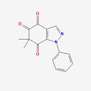 6,6-Dimethyl-1-phenyl-1H-indazole-4,5,7(6H)-trione