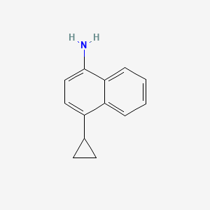 molecular formula C13H13N B1452393 4-环丙基萘-1-胺 CAS No. 878671-94-4