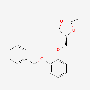 (4S)-4-{[2-(Benzyloxy)phenoxy]methyl}-2,2-dimethyl-1,3-dioxolane