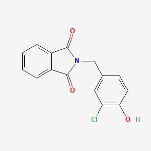 2-[(3-Chloro-4-hydroxyphenyl)methyl]-1H-isoindole-1,3(2H)-dione