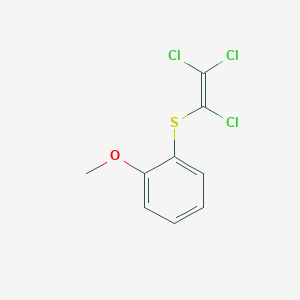 1-Methoxy-2-[(trichloroethenyl)sulfanyl]benzene