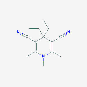 3,5-Pyridinedicarbonitrile, 4,4-diethyl-1,4-dihydro-1,2,6-trimethyl-