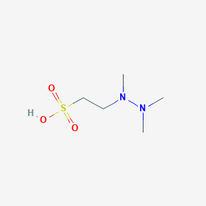 2-(Trimethylhydrazinyl)ethane-1-sulfonic acid