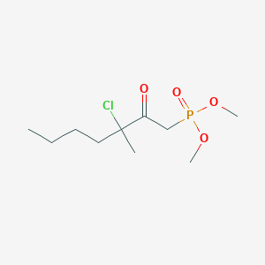 Dimethyl (3-chloro-3-methyl-2-oxoheptyl)phosphonate