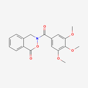 3-(3,4,5-Trimethoxybenzoyl)-3,4-dihydro-1H-2,3-benzoxazin-1-one